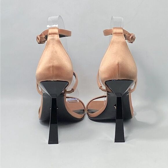 Versace 3 Strap Satin Sandals size 41 - Picture 9 of 13